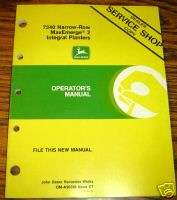 John Deere 7340 MaxEmerge Planter Operators Manual jd  
