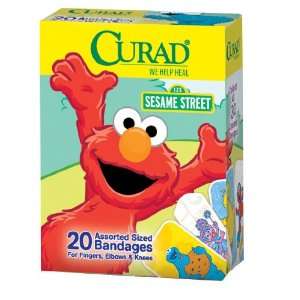   CURAD Sesame Street Adhesive Bandages, Cartoon