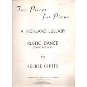  Sheet Music A Highland Lullaby George Coutts 192 