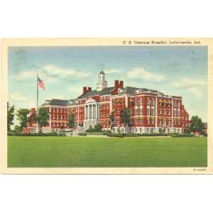  Postcard U.S. Veterans Hospital Indianapolis Indiana 