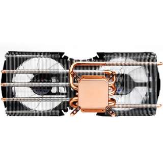 The dual 92mm fans cool not only the heatsink and VGA RAM, but all 