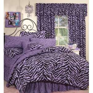  Lavender Zebra Complete Bedding Set
