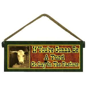  Funny Country Western Gift If Youre Gonna Be a Turd Go 
