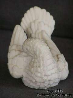 Vintage White Dove Bird Turned Head Sculptor A Santini Classic Figure 