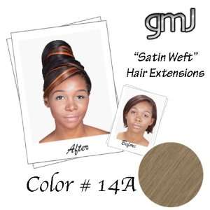 Satin Weft   Silky Straight Weave   (18   Color# 14A   Beige   Medium 