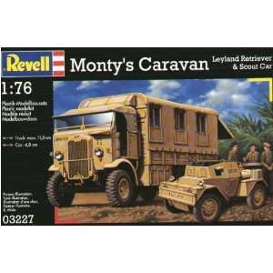  Montys Caravan Leyland Retriever Diorama w/Daimler Mk II 