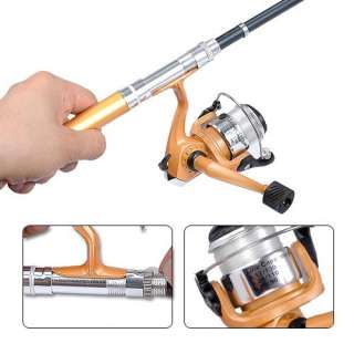 Travel Baitcast Reel Pen Pocket Rod Line Fishing Sports  