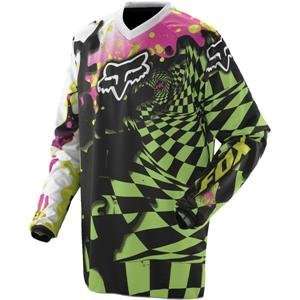  Fox Racing Pee Wee HC Checked Out Jersey   5 Toddler/Green 