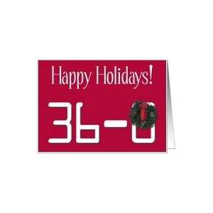  Happy Holidays   36 0 Alabama/Auburn Ironbowl 08 Card 