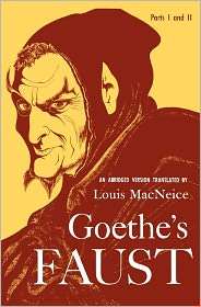 Goethes Faust, Vol. 1, (0195004108), Johann Wolfgang von Goethe 