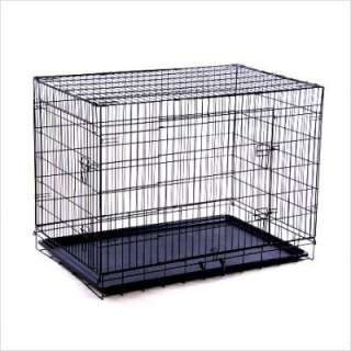 Aosom Double Door Wire Dog Crate X Large (48 L x 30 W x 33 H) 5663 