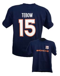 Denver Broncos Tim Tebow Youth Jersey T shirt Navy  