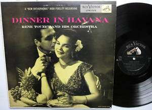 RENE TOUZET AND ORCHESTRA DINNER IN HAVANA LP  
