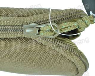 Airsoft Tactical 1000D CORDURA Mini Bag Small Money Bag Key Bag Tan 
