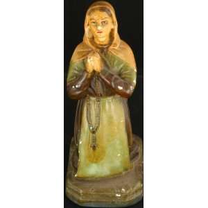   French Chalk Sculpture Saint Bernadette Lourdes 