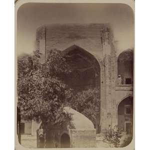  Shir Dar Madrasa,inscription,courtyard,Uzbekistan,c1868 