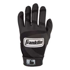 Youth Batting Gloves (Black) (Large) 