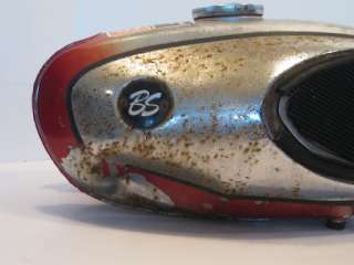 You are looking at a Vintage Sun BS Motorcycle Gas Tank. Item has rust 