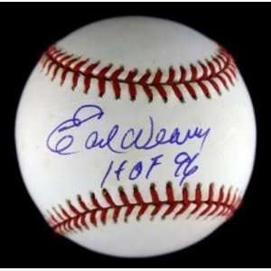 Earl Weaver Autographed Baseball   Al ~jsa Coa~w Hof 96~   Autographed 