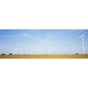   Wind Turbines on a Field, Germany by Panoramic Images , 8x24 Home