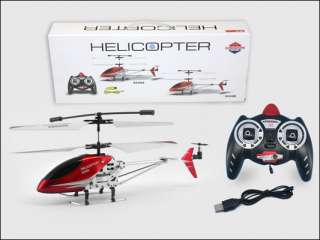 Gyro LED Helicopter RC Mini Alloy Heli Infrared 9098  