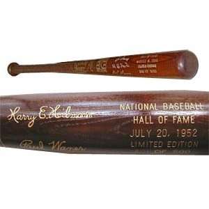  1952 Hall of Fame Induction LE Special Engraved Bat 