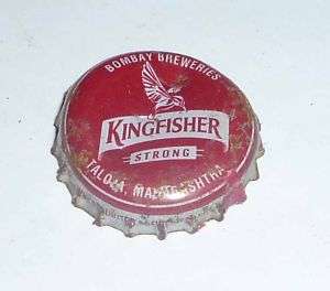 KINGFISHER STRONG India BEER Bottle Cap Crown Red Silve  