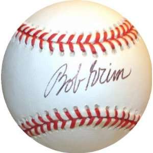  Bob Grim Signed Baseball   official American League 