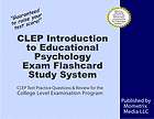   Introduction to Educational Psychology Exam Flashcard Study System