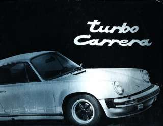 1975 1976 Porsche 911 930 Turbo Carrera Sales Brochure  
