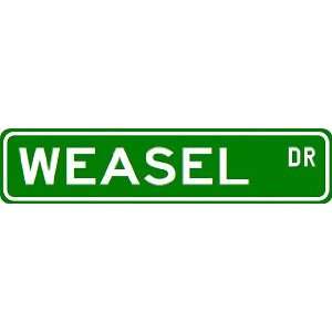  WEASEL Street Sign ~ Custom Aluminum Street Signs Sports 