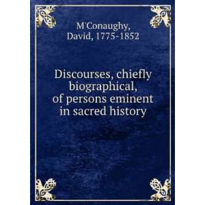   , of persons eminent in sacred history. David MConaughy Books