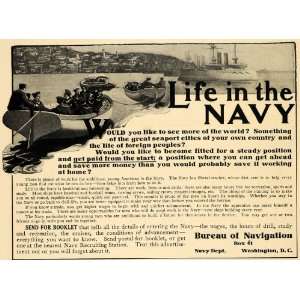   Bureau Navy Department Enlisting   Original Print Ad
