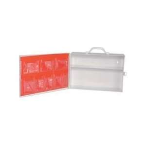  2 Shelf empty First Aid Kit w/side door w/pockets ea 