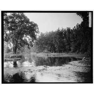  River,probably the Huron River,Ypsilanti,Michigan