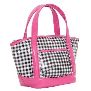   Murval Gingham Waxed Canvas Insulated Lunch Bag Tote
