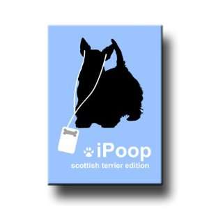 Scottish Terrier iPoop Fridge Magnet