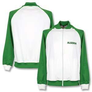  1980s Algeria Retro Jacket   White/Green Sports 