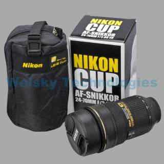 ZOOM ABLE Nikon Camera AFS 24 70mm Lens cup Coffee Mug Stainless 