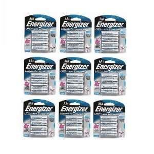 36 Energizer Ultimate AA Lithium Batteries (9 Pks of 4)  