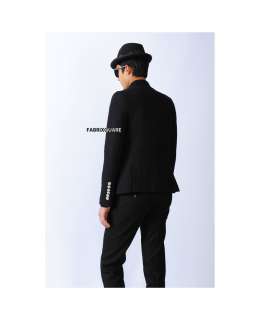 FX mens Woolen Fabric Japanese Gakuran Slimfit Jacket Blazer mex 