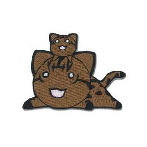  Azumanga Daioh Brown Cats Anime Patch Toys & Games