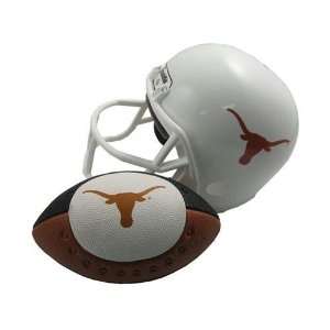    Texas Longhorns NCAA Helmet & Football Set
