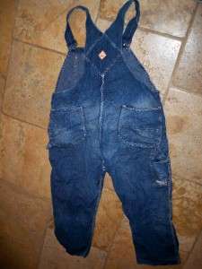 VTG RARE PAY DAY SQUARE BAK PENNEYS 40s 50s UNION MADE OVERALLS 