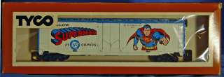 Tyco HO Scale DC Superman Comics 368 A Box Car MIB 1977  