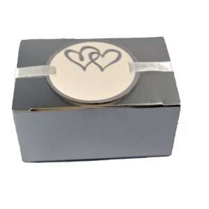  50 Count Platinum Favor Boxes Double Hearts Health 