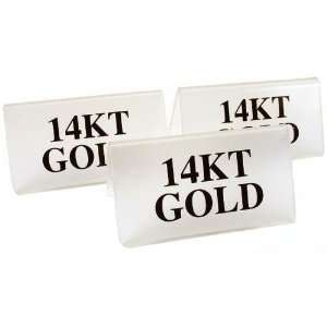   14K Gold Sign Jewelry Counter Showcase Display 2