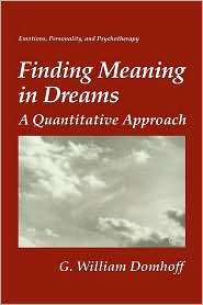   In Dreams, (0306451727), G.William Domhoff, Textbooks   