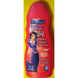   Princess Snow White 3 in 1 Shampoo, Conditioner & Body Wash 18 Fl. Oz