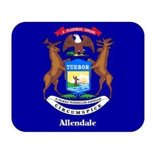  US State Flag   Allendale, Michigan (MI) Mouse Pad 